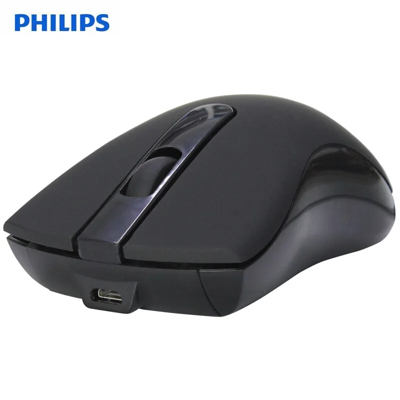 Philips SPK7211 оригинальная оптическая беспроводная мышь 2 4G перезаряжаемая Бесшумная
