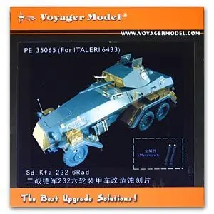

KNL HOBBY Voyager модель PE35065 Sd.Kfz.232 2X4 колесный бронированный разведывательный автомобиль Модернизированный комплект