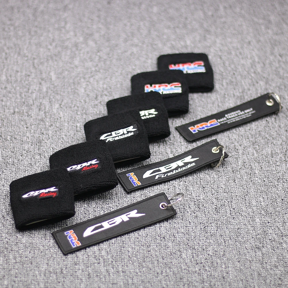 3D CBR Embroidery Motorcycle Front Fluid Oil Brake Reservoir Tank Cap Sock Cuff Cover For HONDA CBR1000RR CBR600RR CBR250R | Автомобили и
