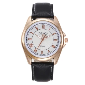 2020 новые современные модные брендовые кварцевые кожаные часы для женщин, женские часы для отдыха с простым чехлом, часы Relojes Mujer