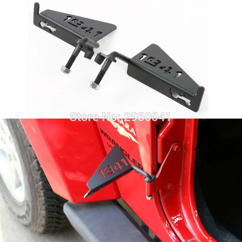 

Unique Design Black Metal Side Door Runing Board Step Exterior Car Styling for Jeep Wrangler 1941 07 08 09 10 11 12 13 14 15 16