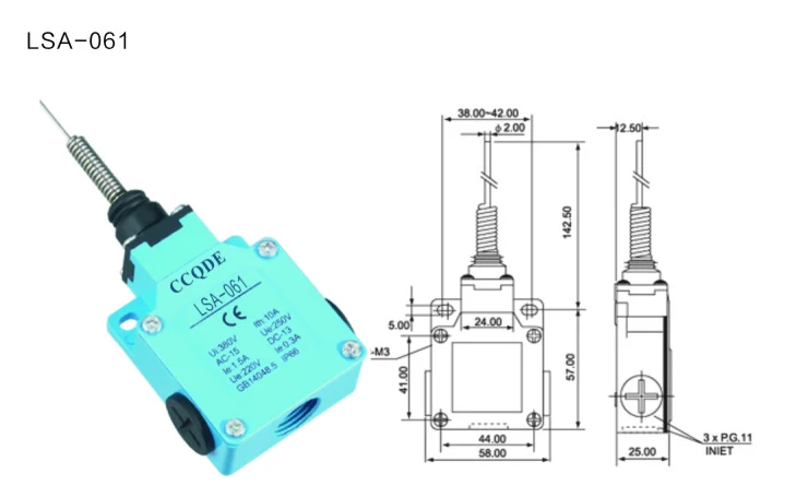 Концевой выключатель 10A LSA-001 LSA-003 LSA-012 LSA-021 LSA-031 LSA-081 мгновенного действия