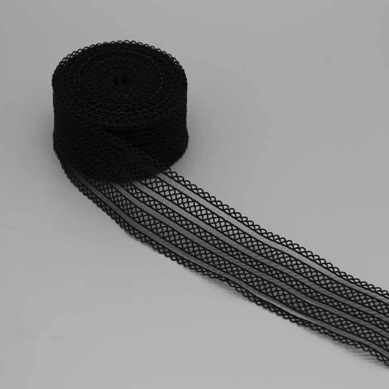 Ширина 2 см 3 5 Сетка эластичная лента тесьма DIY дети волосы кольцо бант сетка Лента