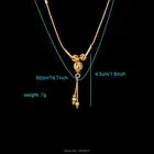 Unique18K золото Цвет унисекс ювелирные изделия Модный Золотой мяч амулеты Чокеры ожерелья для мужчин для женщин Подарки
