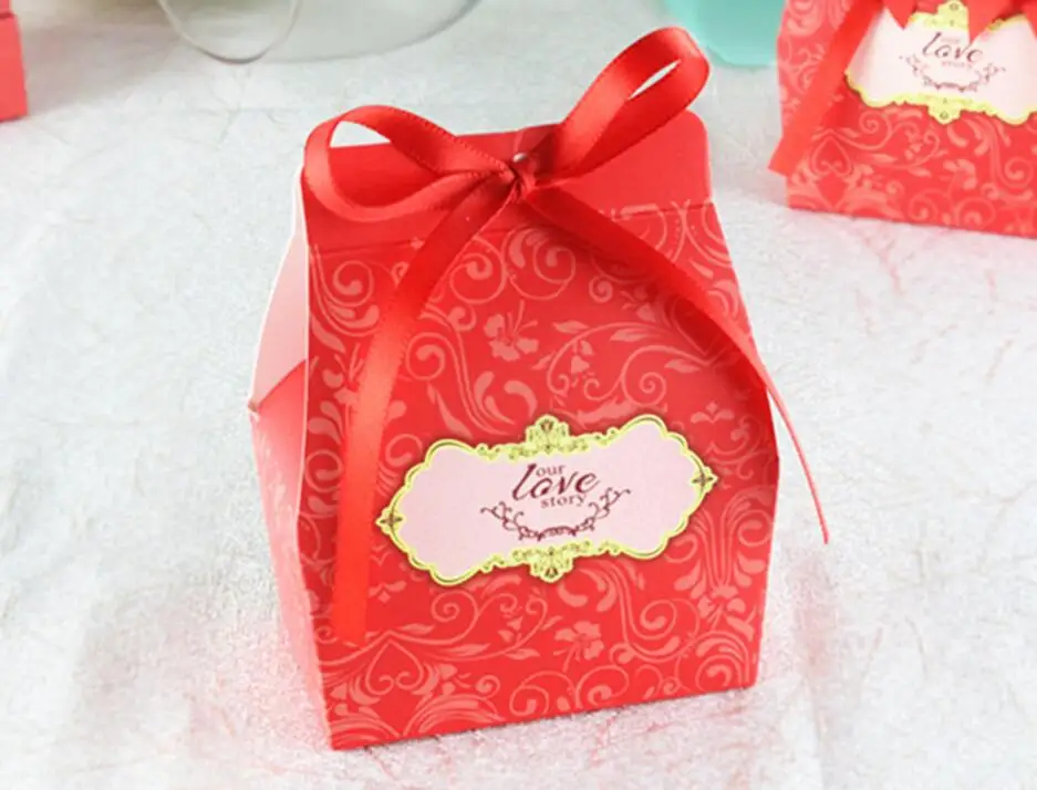 Romantic LOVE STORY wedding party favor candy box with personalize parts bomboniere gifts souvenir package 50PCS/lot | Дом и сад
