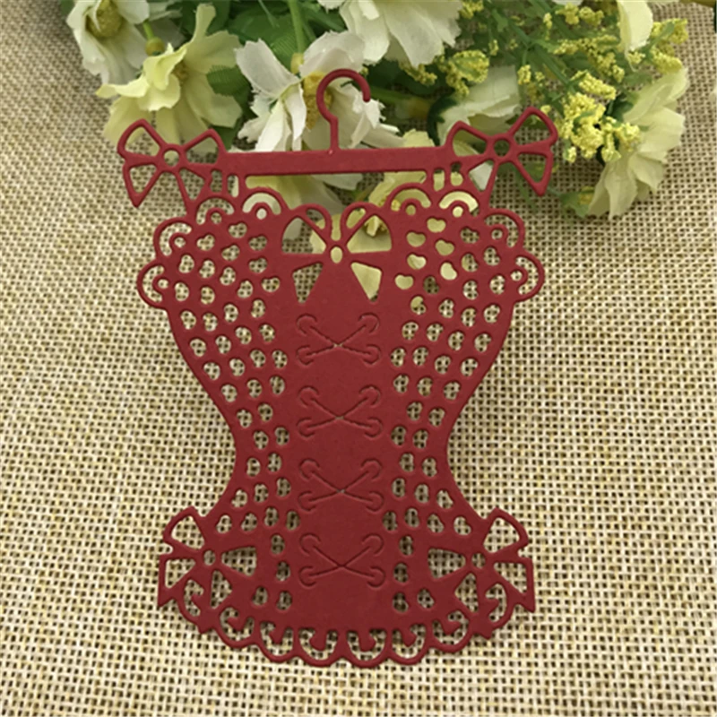 Платье металлические режущие штампы для трафареты скрапбукинга карточки