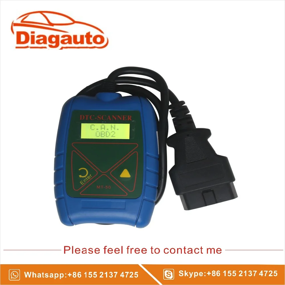 2017 самые популярные MT 50 OBD2 сканер универсальный диагностический код читателя OBDII