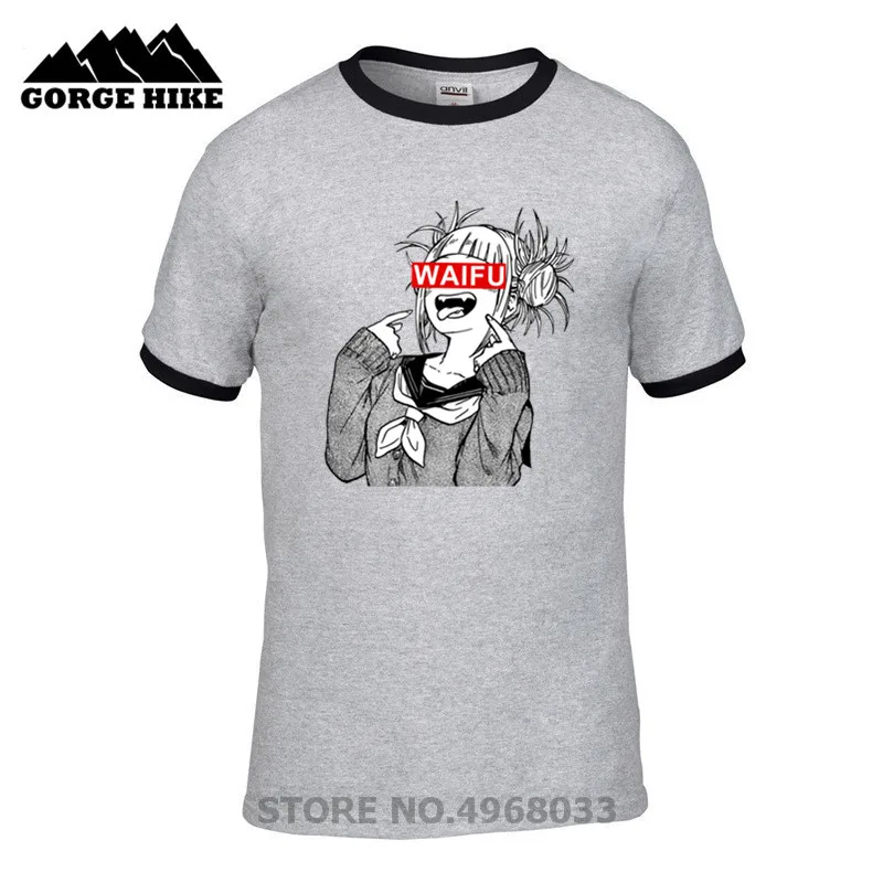Футболка Himiko Toga Waifu с аниме сексуальная женская футболка мягкая удобная для