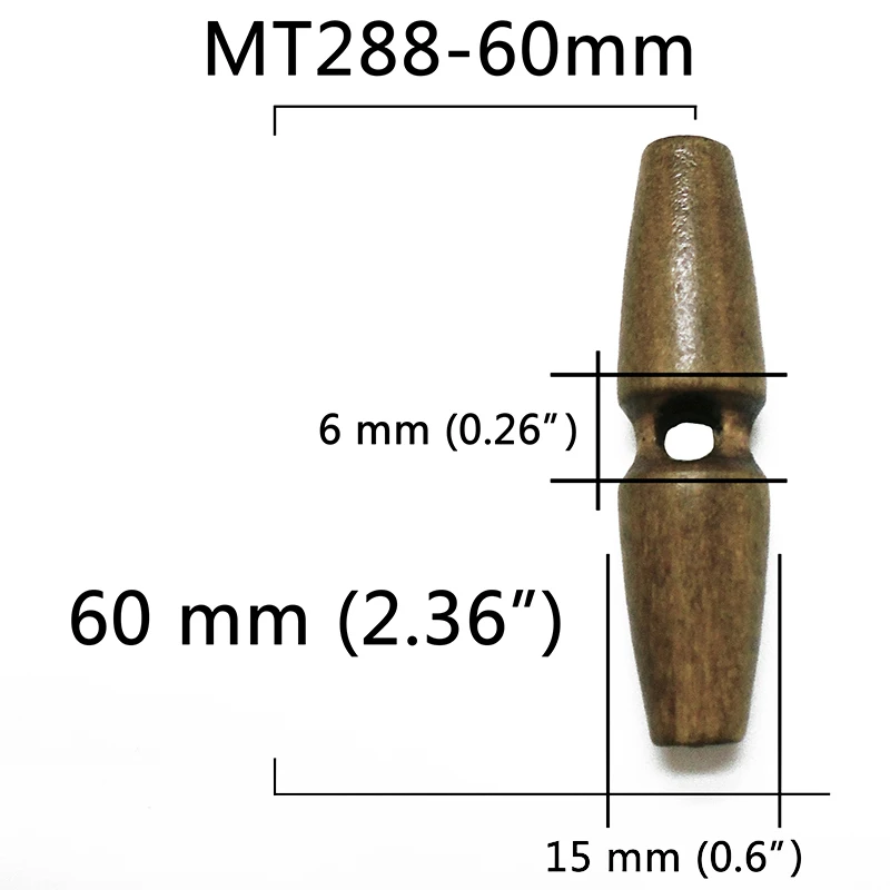 MT288-60mm 5 шт 50 шт 100 шт из натурального дерева рога большие деревянные пуговицы для шитья поделок Скрапбукинг сделай сам для одежды пальто ручной работы овальные пуговицы - Цвет: MT288-60mm