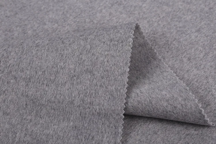 Двусторонний кашемир, шерсть, ткань 10% кашемир fabrics-820gsm