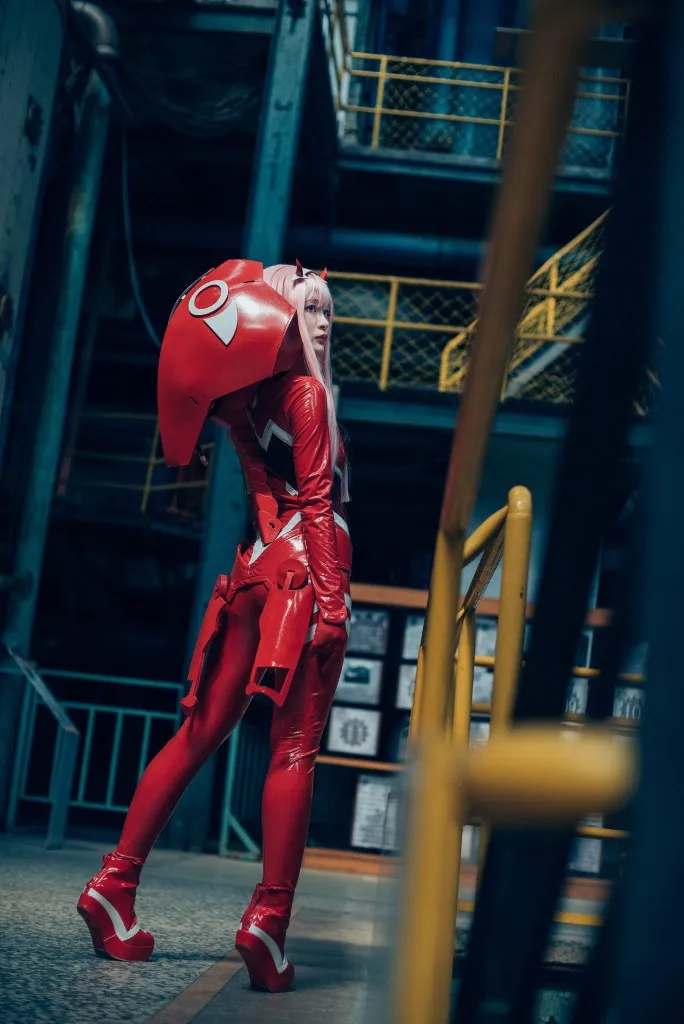 02 DARLING in the FRANXX Аниме Косплей Zero Two Косплей Костюм консоль костюм для вождения комбинезон полный набор Лис