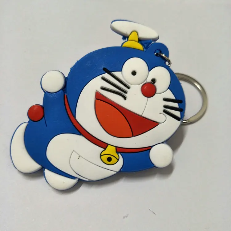 1 шт. 6 см Kawaii Doraemon аниме-брелок для ключей ПВХ фигурка брелок милые игрушки