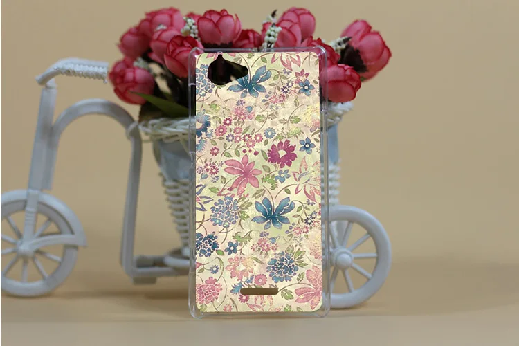 12 рисунков красивых цветов DIY модный жесткий чехол с принтом для телефона Sony Xperia L
