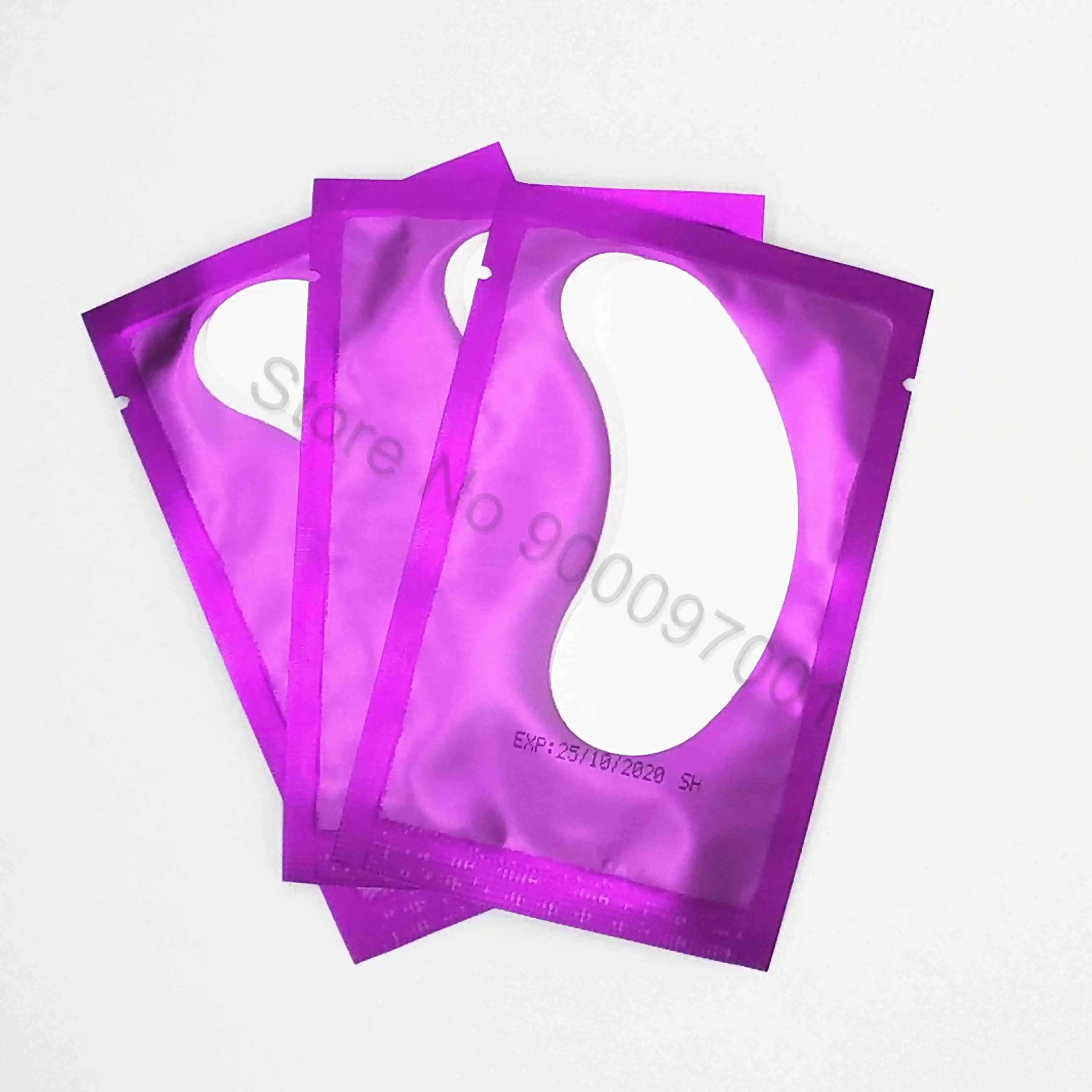 purple 50pairs 50 пар/упак. новые бумажные патчи ресницы под накладки для глаз ресницы наращивание ресниц бумажные патчи для глаз накладки-наклейки под глаз инструменты для макияжа - Цвет: purple 50pairs