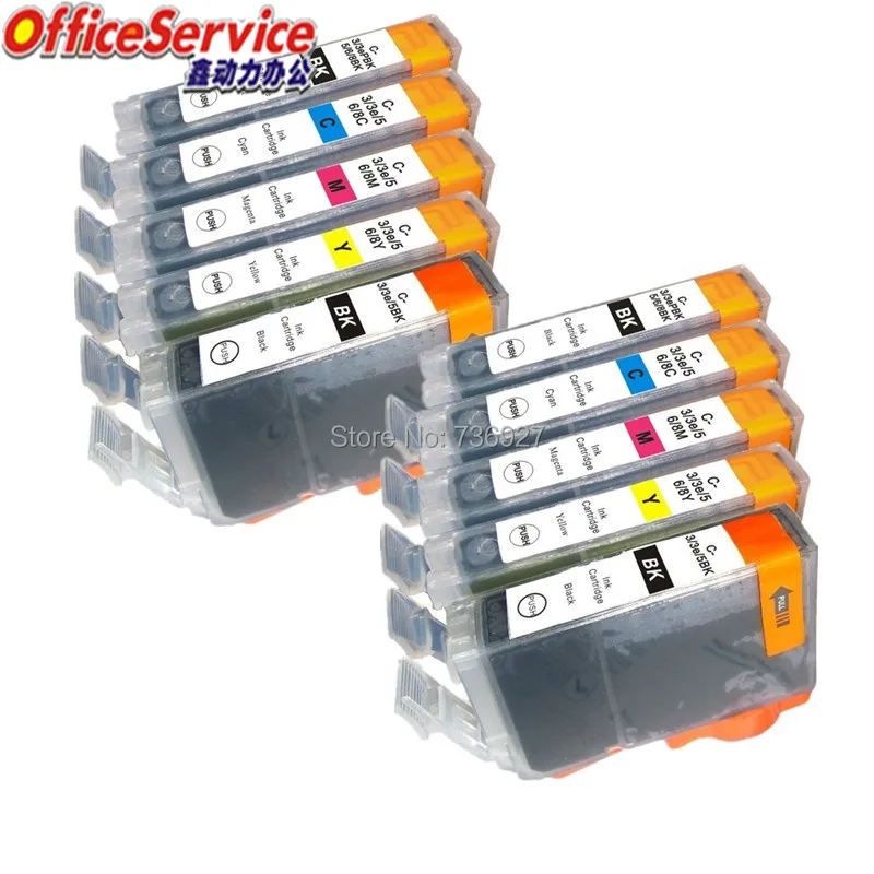 

10X совместимый чернильный картридж BCI-3 BCI-3E BCI 6 BCI3 для принтера Canon BJC-3000/6000/6100/6200 iP3000/iP3300/iP4000