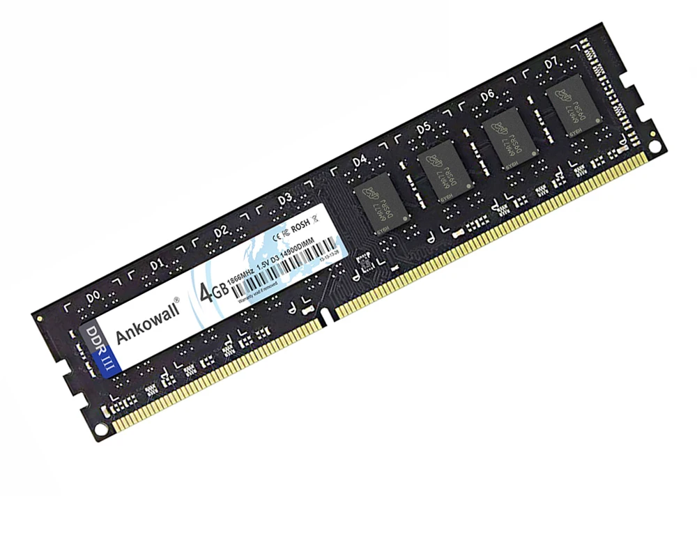 Ankowall оперативная память DDR3 4 ГБ 8 ГБ 1333 МГц 1600 МГц 1866 МГц память для рабочего стола 240pin 1,5 в 2 ГБ/8 ГБ DIMM