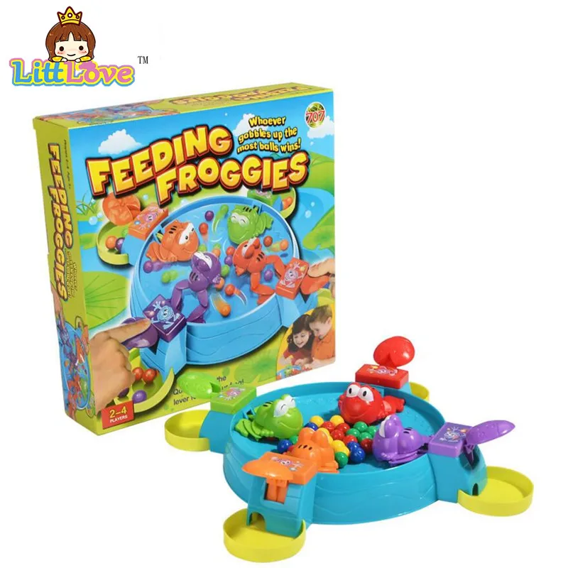 

LittLove Parent-child Interaction Toys Feeding Hippo Swallow Beads Table Game Hungry Hippo Child Educational Toys Gift For Kids