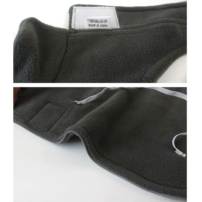 Теплая куртка для собак ветрозащитный плюшевый спортивный жилет одежда