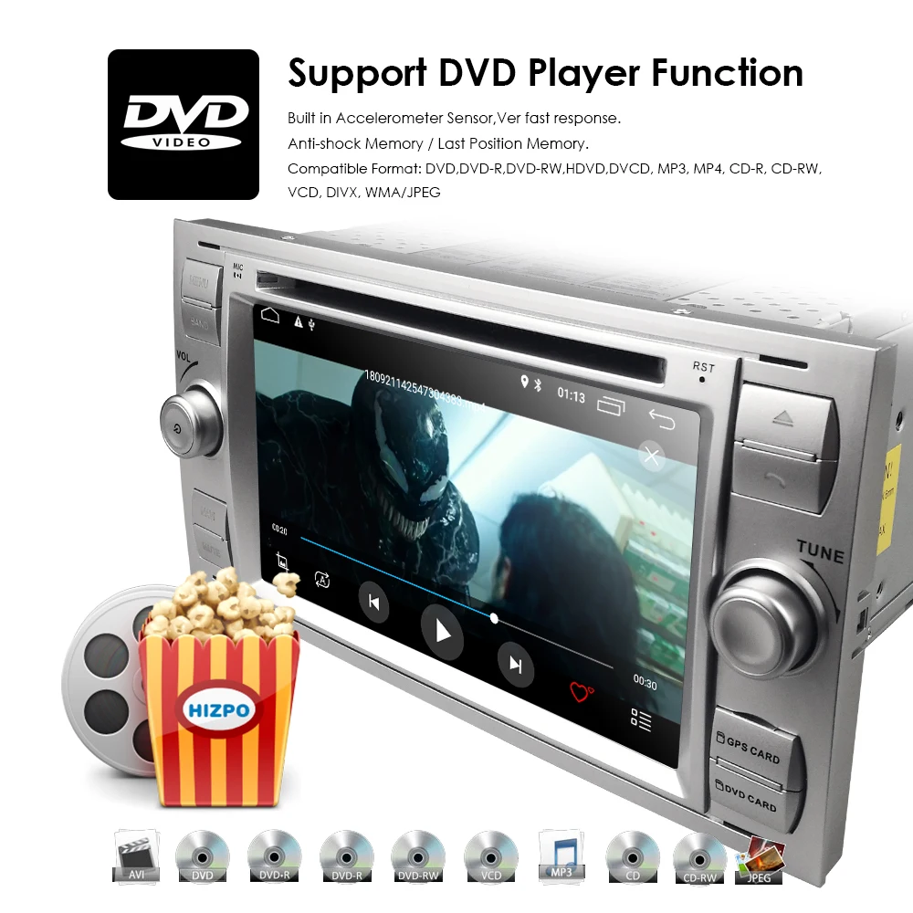 Камера+ карта 8G Автомобильный DVD MP5 плеер для Ford Focus/Mondeo/Transit/C-MAX/Fiest gps dvr dab+ RDS 1080P usb-камера в SWC