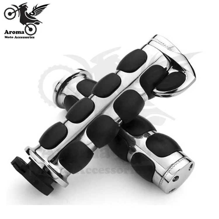 Ретро ручки для мотоцикла 25 мм 22nn хромированные мотоциклетные с усилителем