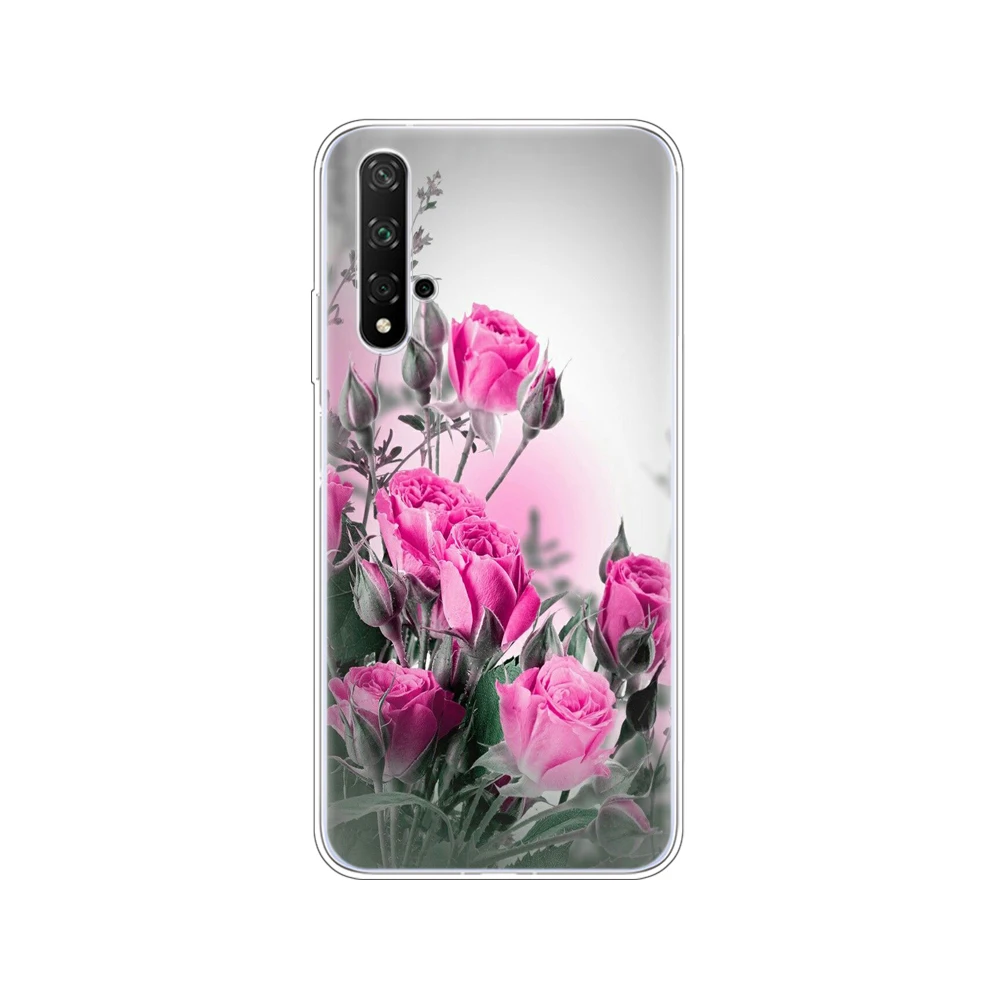 80191 Чехол для Honor 20, силиконовый чехол на заднюю панель, чехол для телефона Huawei Honor 20 Pro Lite Honor20, YAL-L21, YAL-L41, роскошный мультяшный рисунок - Цвет: 80191