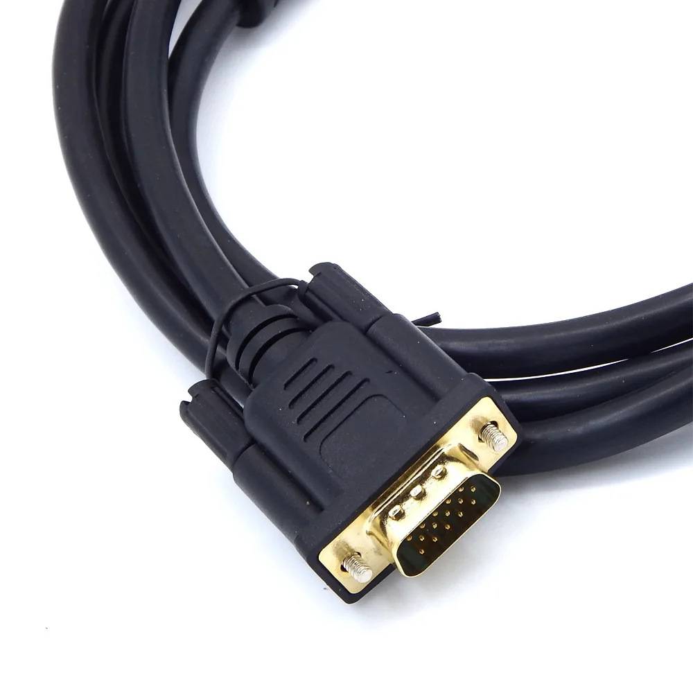 1 5 м футов VGA к ТВ 3 RCA компонент AV Премиум Версия аудио кабель адаптер медь для ПК ноутбука тв RGB дисплей