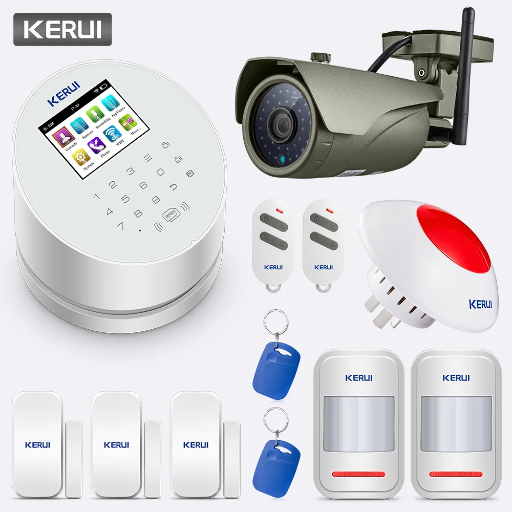 KERUI 2 4 дюймовый экран управление приложением беспроводная домашняя безопасность