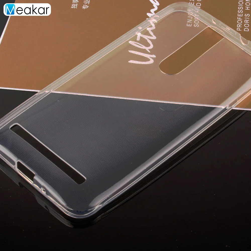 Прозрачный Мягкий ТПУ силиконовый 5 для Asus Zenfone 2 ZE551ML чехол задней панели сотового
