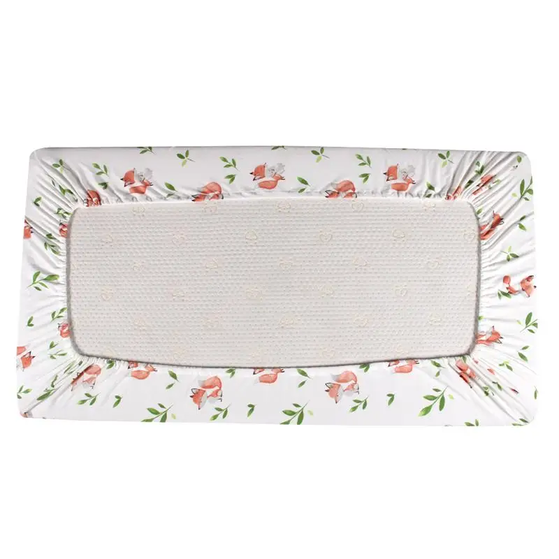 Простыня для детской кровати из 100% хлопка мягкий дышащий матрас мультяшное