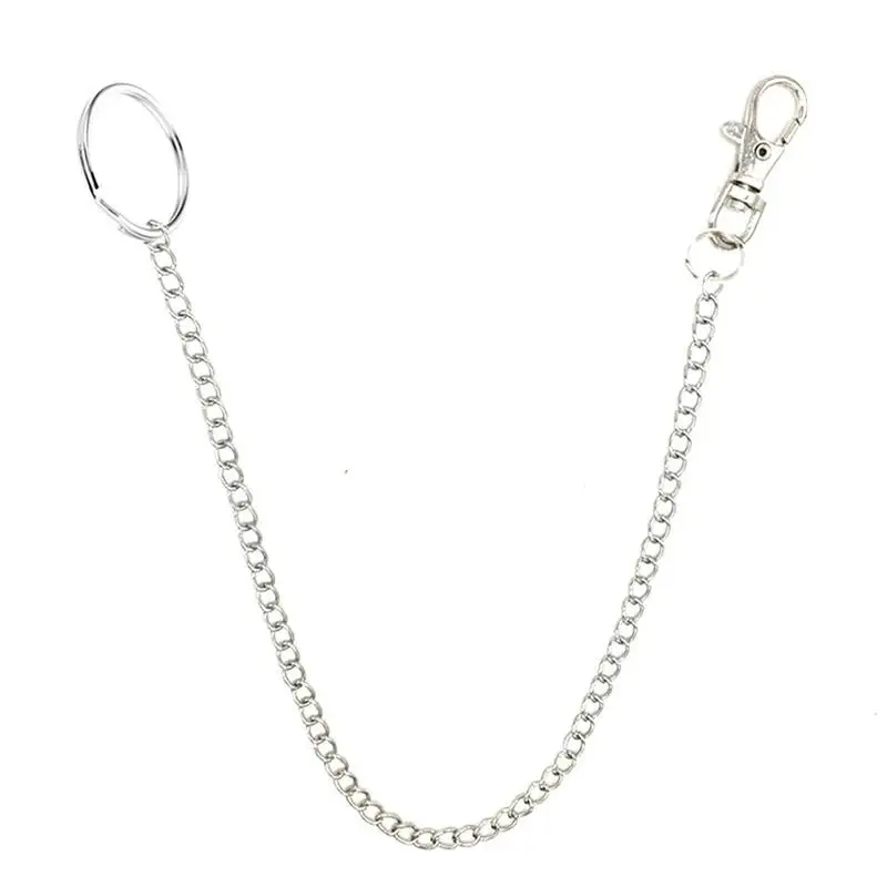 Новинка 2019 серебряная металлическая цепь крючок в стиле рок панк ремень для брюк