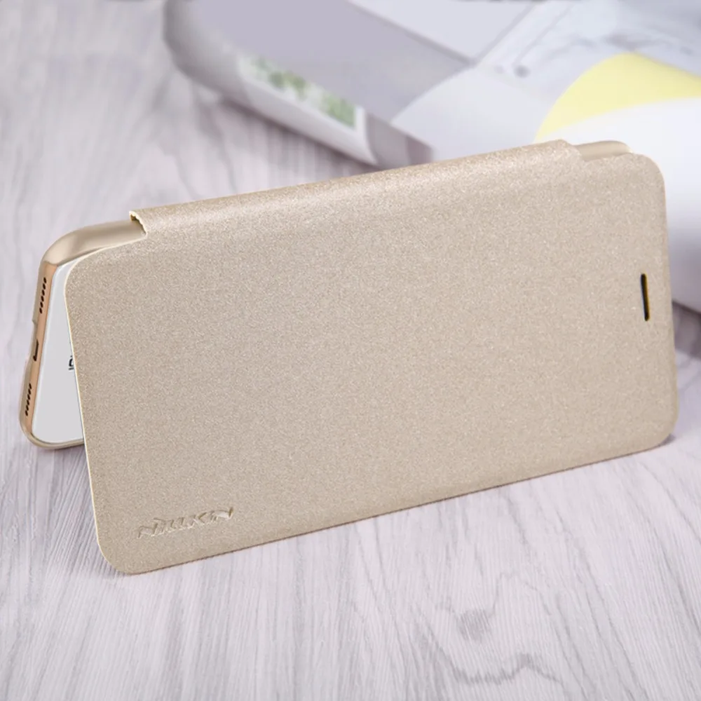 Для huawei Honor 6A чехол Nillkin Sparkle cover для Play телефона защитный флип-чехол | Мобильные
