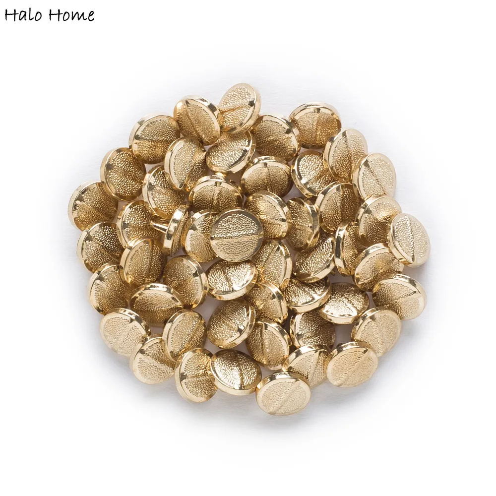 10 шт. на каждый день из золотистого металла пуговки одежды рубашка швейный Декор