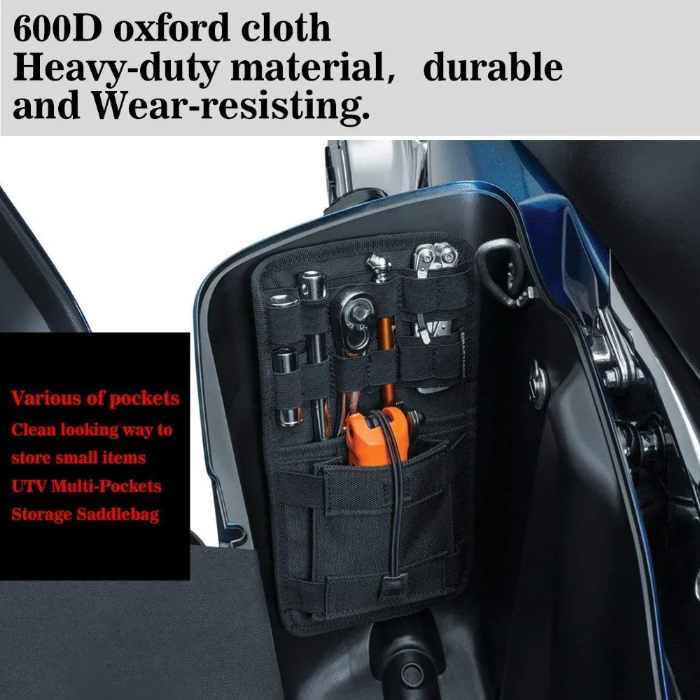 Жесткий чехол для хранения Harley HD Softail Dyna Touring Road King Street Electra Glide Ultra Motorcycle Saddle Organizer| |