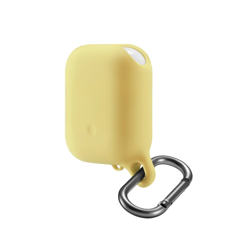Yellow Водонепроницаемый чехол для наушников для Airpods 1 2 чехол Модный мягкий полный защитный чехол для Airpods 2 Чехол Мягкий силиконовый чехол - Цвет: Yellow