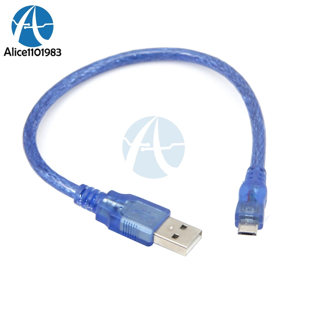 Высокая скорость 30 см USB 2 0 папа мини микро B 5pin мужской ПК кабель для зарядки