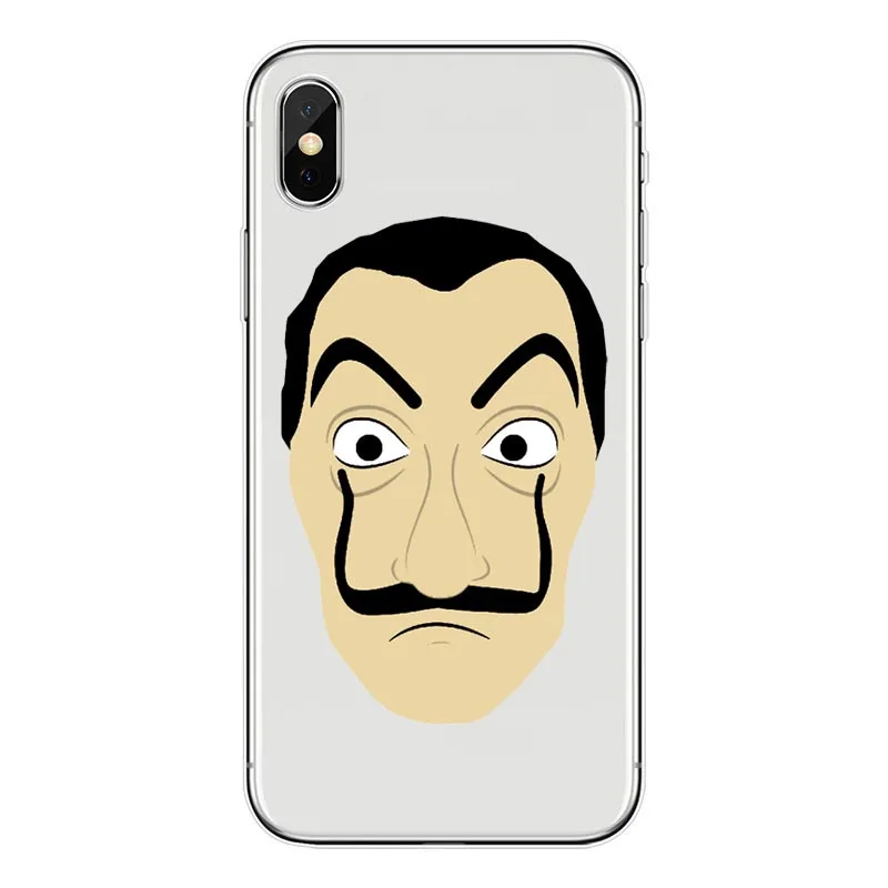 Популярный чехол для телефона La Casa De Papel iPhone XS Max 6 6SPlus 7Plus 8 8Plus XR 5S прозрачный мягкий