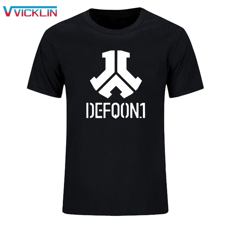 Defqon 1 дизайнерская футболка из чистого хлопка мужские футболки с принтом в стиле хип-хоп Мужская рубашка с коротким рукавом футболки модные повседневные футболки XS-XXL