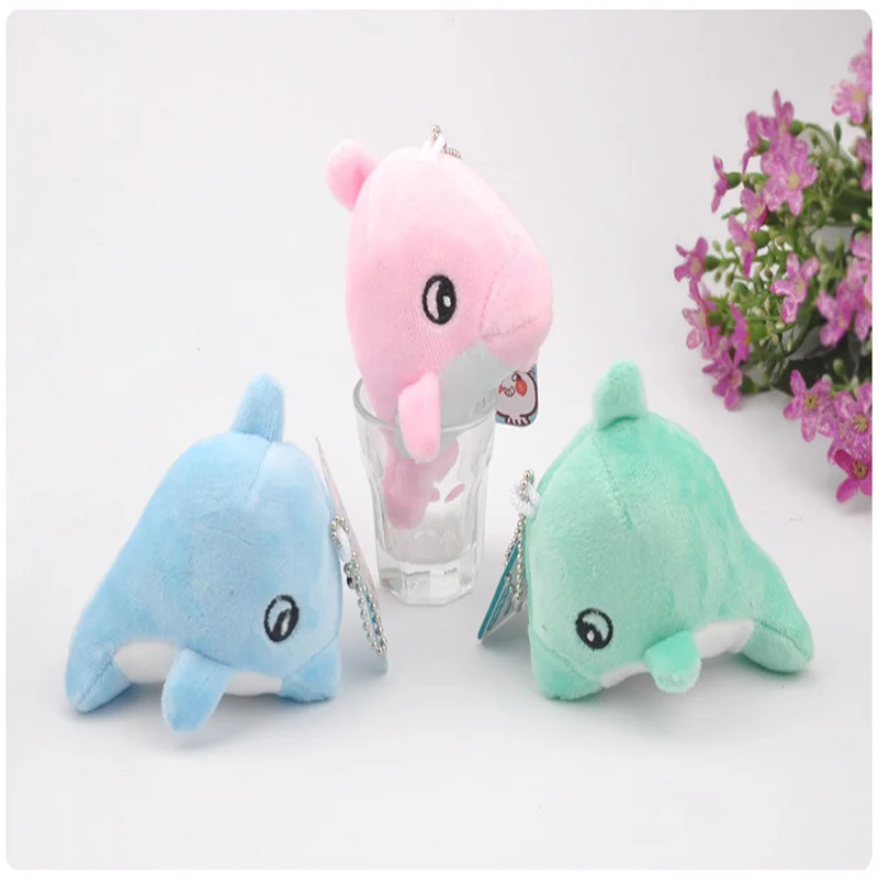 Меховой шарик подвеска морской Дельфин игрушка милые дельфины плюшевая брелок