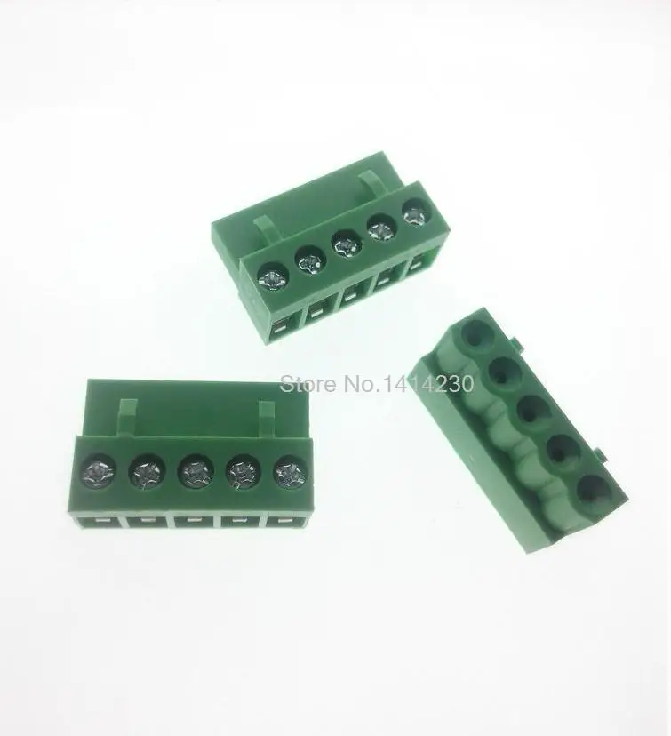

10Pcs HT5.08 5p 5pin plug-in terminal connector spacing of 5.08 MM