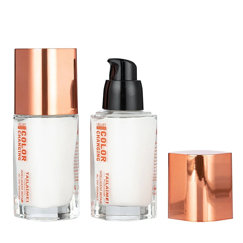 35 мл меняющая цвет основа для макияжа жидкая Крышка телесного лица консилер