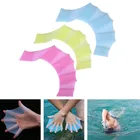 Плетеные плавательные перчатки плавники силиконовые плавники для плавания Ласты для рук для детей и взрослых 1 пара ласты для плавания тканевые ручные перчатки