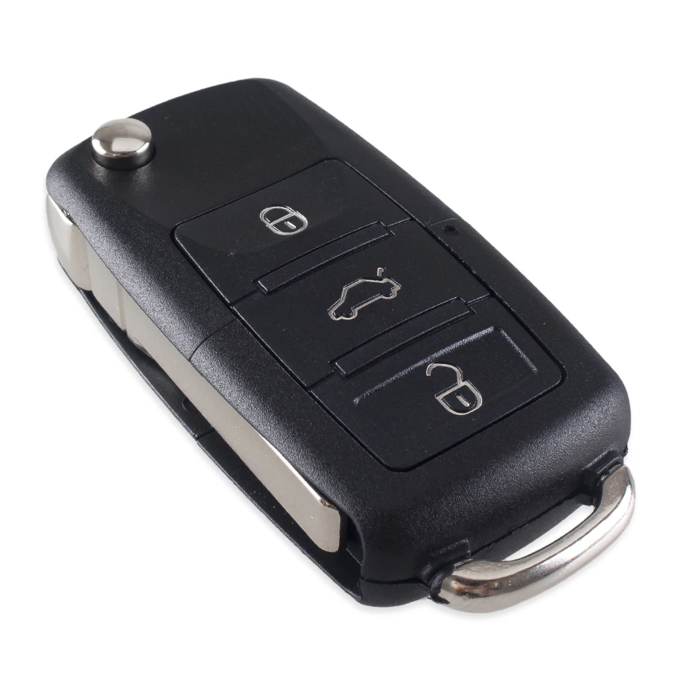 KEYYOU для Фольксваген Beetle CC Golf Jetta Passat GTI откидной ключ автомобильный дистанционный ключ передатчик Fob 4 кнопки 315 МГц 48 чип