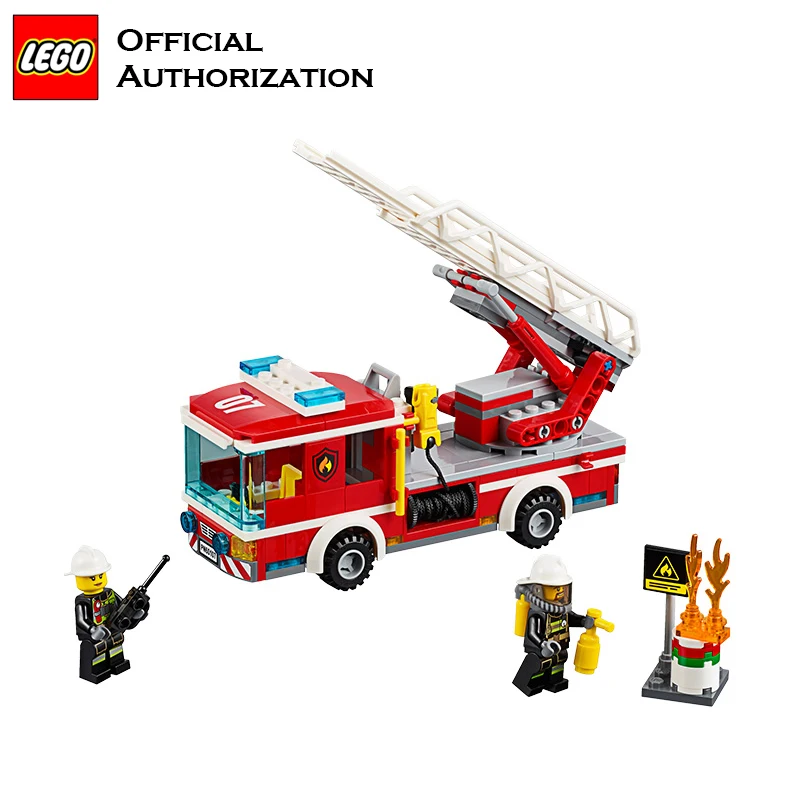 Оригинальные строительные блоки игрушка Пожарник серии город совместимое