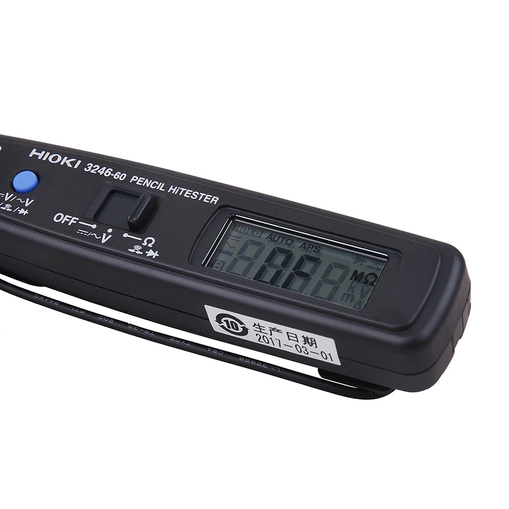 Hioki 3246-60 DMMs карманный Ручка-тип портативный Карандаш цифровой светодиодный фонарь мультиметр для электрического теста