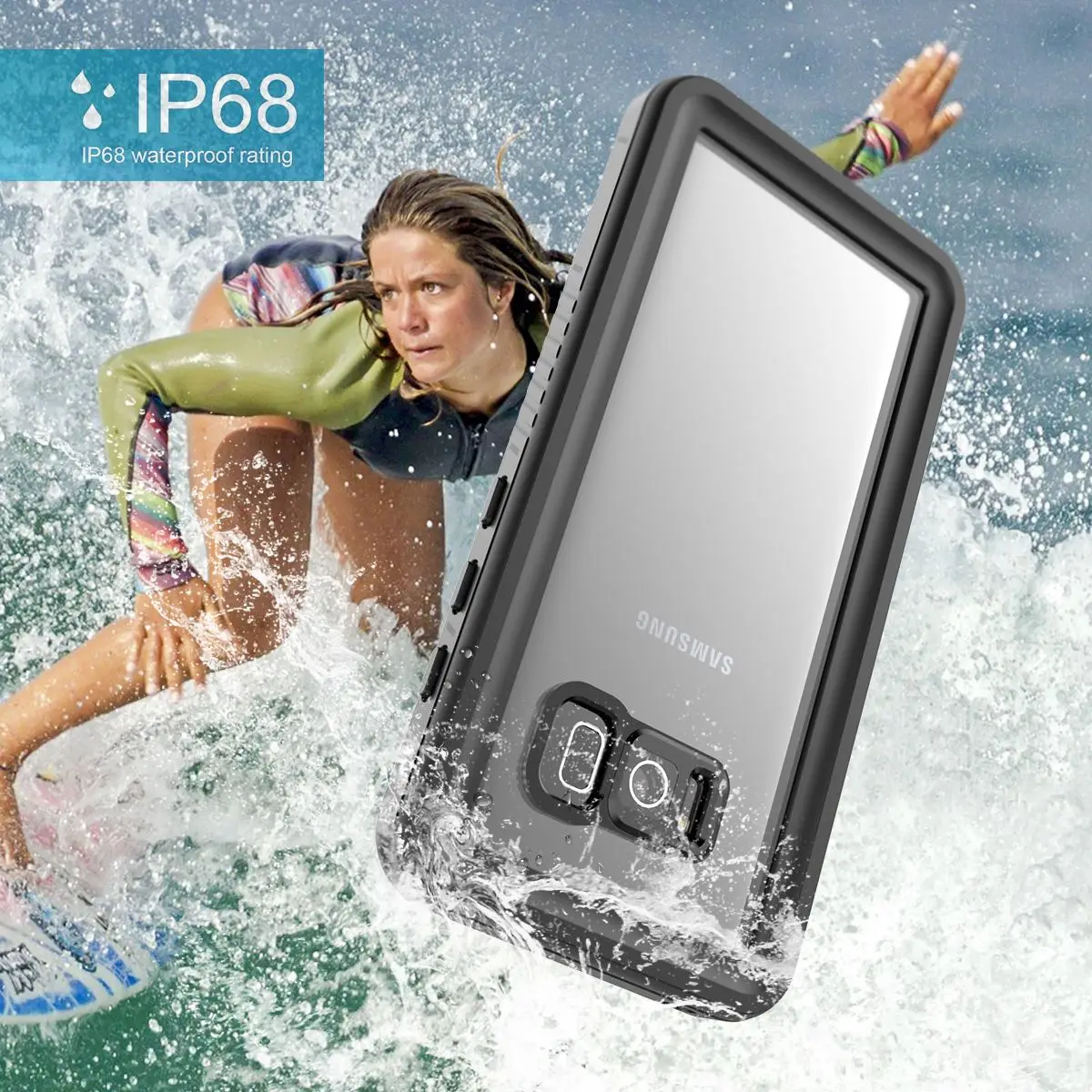 Caseier IP68 360 градусов Водонепроницаемый Чехлы для мобильных телефонов для samsung Galaxy S Lite эксклюзивный выпуск samsung Galaxy S8 плотный чехол