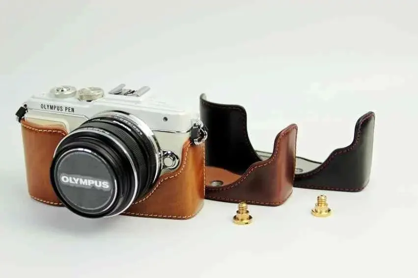 Чехол для камеры из искусственной кожи для Olympus Pen Lite E-PL7 E-PL8 EPL7 EPL8