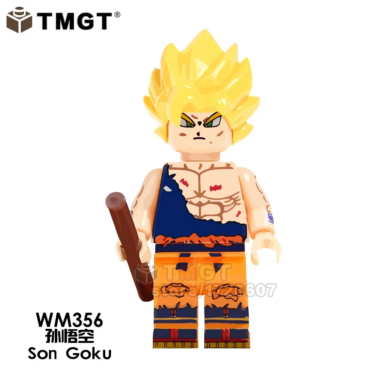 WM356 Saint Seiya Athena строительные блоки Созвездие Hyoga для косплея канеки кэна, Гоку Rockman Zero Аниме Коллекция игрушки для детей, подарки - Цвет: WM356