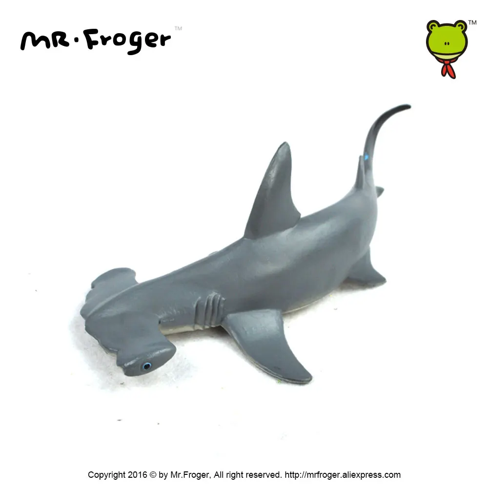 Mr. Froger Гладкий Молот Акула сфирна Zygaena водные создания игрушечные дикие животные