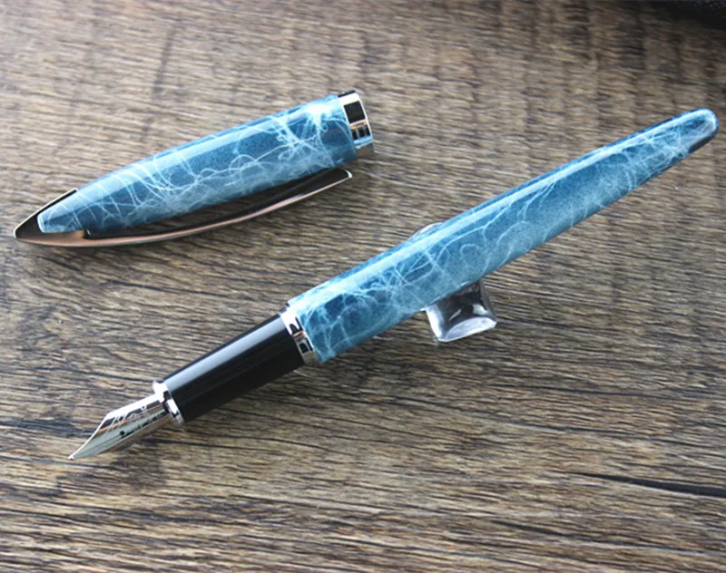 Новая Элегантная винная перьевая ручка JINHAO 156 с тонким пером и черным синим