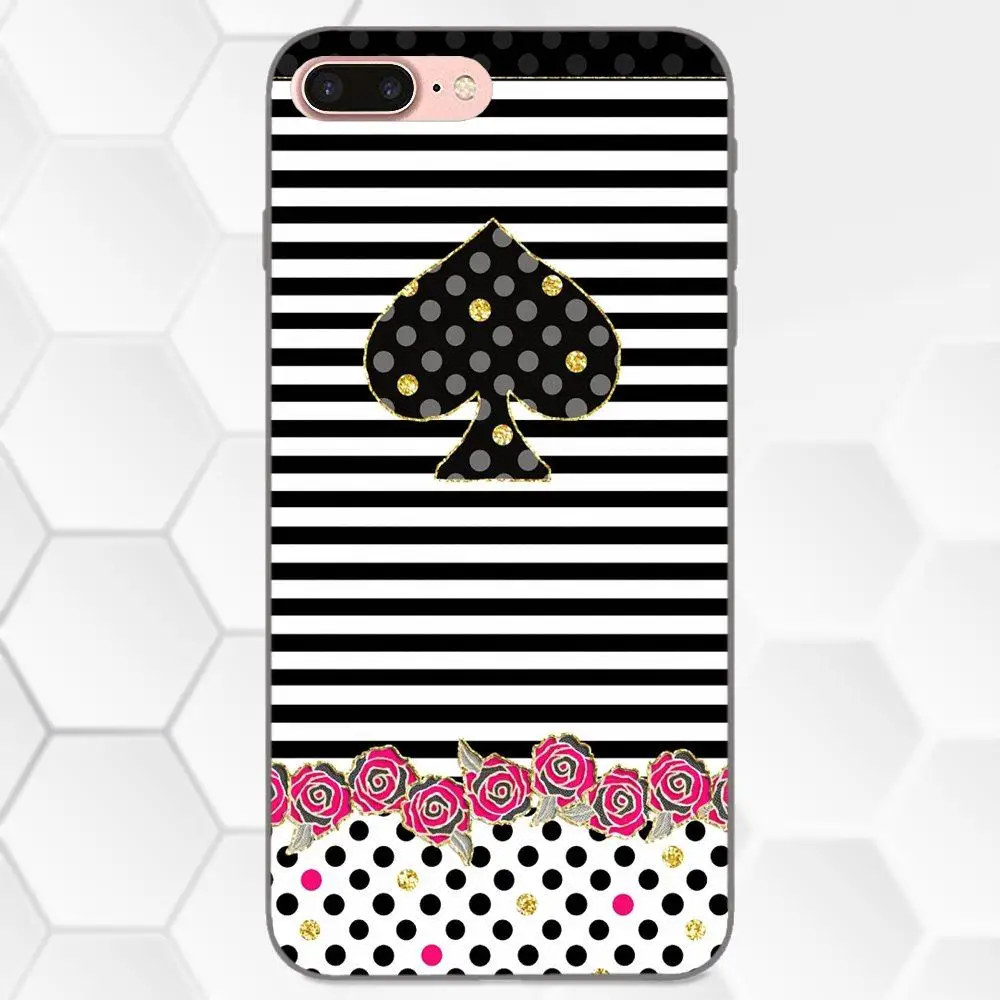 Полосатые золотистые блестящие сердечки для Apple iPhone 4 4S 5 5S SE 6 6S 7 8 Plus X XS Max XR мягкие